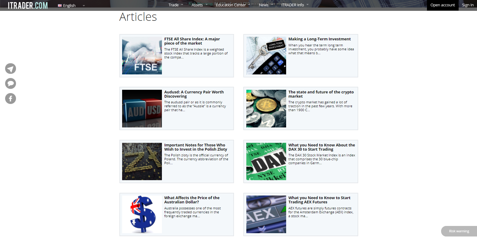 ITRADER articles actually work ITRADER articles actually work